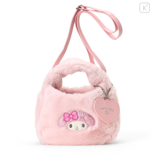 Japan Sanrio Original 2 Way Boa Shoulder Hand Bag - My Melody - 1