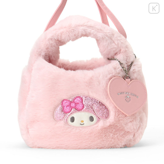 Japan Sanrio Original 2 Way Boa Shoulder Hand Bag - My Melody - 2