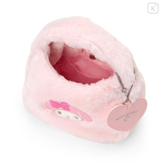 Japan Sanrio Original 2 Way Boa Shoulder Hand Bag - My Melody - 4