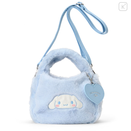 Japan Sanrio Original 2 Way Boa Shoulder Hand Bag - Cinnamoroll - 1