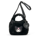 Japan Sanrio Original 2 Way Boa Shoulder Hand Bag - Kuromi - 1