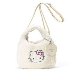 Japan Sanrio Original 2 Way Boa Shoulder Hand Bag - Hello Kitty