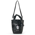 Japan Sanrio Original 2 Way Shoulder Hand Bag - Kuromi : Black - 1