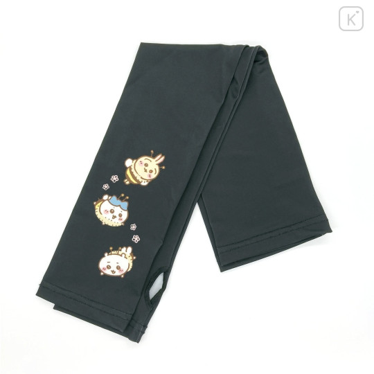 Japan Chiikawa Arm Cover - Chiikawa & Hachiware & Usagi : Bee Black - 1