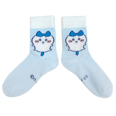Japan Chiikawa Crew Socks - Hachiware : Doll Blue