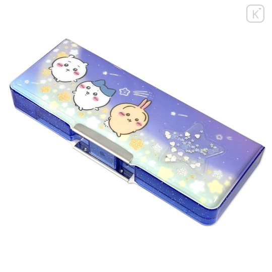 Japan Chiikawa Double-sided Pencil Case - Chiikawa & Hachiware & Usagi : Starry Sky Walk - 5