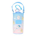 Japan Chiikawa Insulated Cooler Plastic Bottle Holder - Chiikawa & Hachiware & Usagi : Sky Blue Pink - 1
