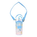 Japan Chiikawa Insulated Cooler Plastic Bottle Holder - Chiikawa & Hachiware & Usagi : Sky Blue Pink - 3