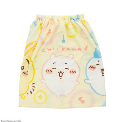 Japan Chiikawa Kids Wrap Towel 60cm - Chiikawa & Hachiware & Usagi : Light Yellow