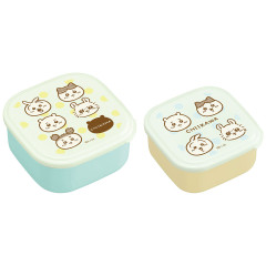 Japan Koupen Chan Nesting Food Storage Container Set - Characters Face