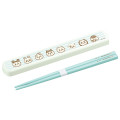 Japan Chiikawa Chopsticks 18cm with Case - Characters Face - 1