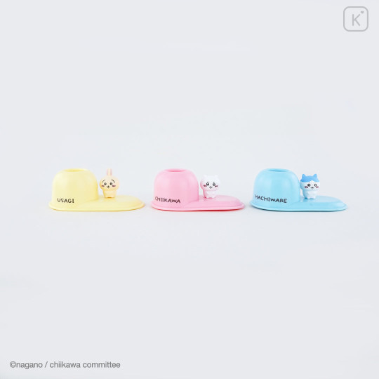 Japan Chiikawa Toothbrush Stand - Usagi : Figure Yellow - 5