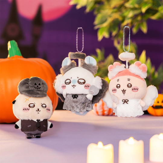 Japan Chiikawa Mascot Holder - Momonga : It's the Season Angel - 2