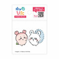 Japan Chiikawa Charapita Iron Print Mini - Furuhonya Kani-chan & Momonga : Friendship - 1