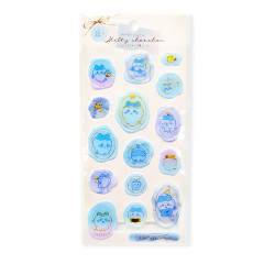 Japan Chiikawa Wax Style Seal Sticker - Hachiware : Watercolor Gold Foil