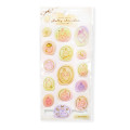Japan Chiikawa Wax Style Seal Sticker - Usagi : Watercolor Gold Foil - 1
