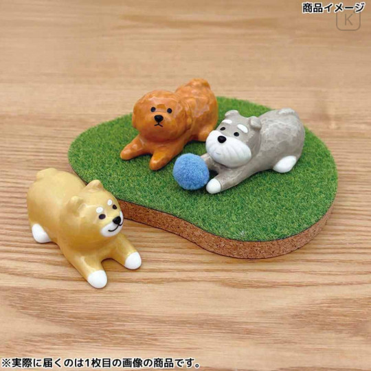 Japan Decole Porcelain Chopstick Rest - Wankoron Dog Shiba Inu - 3
