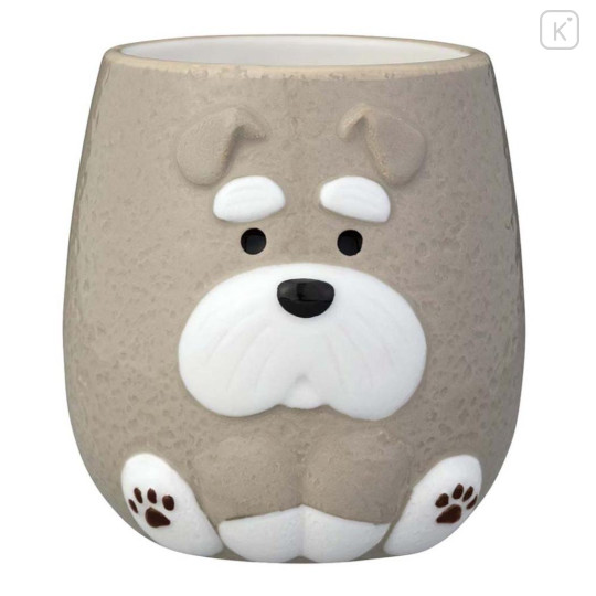 Japan Decole 3D Porcelain Mug - Wankoron Dog Schnauzer - 1