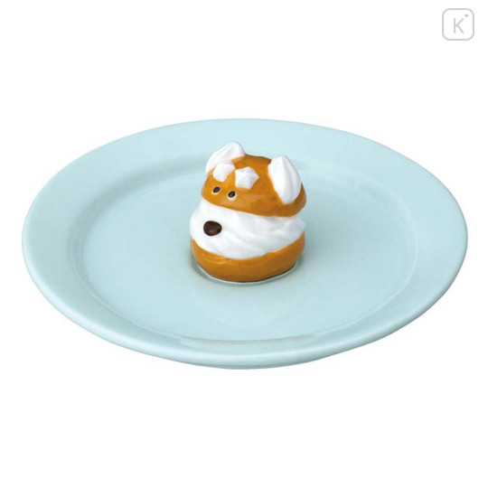 Japan Maison Terrier × Decole Accessory Tray - Sweets Cream Puff Dog - 1