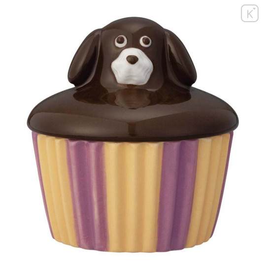 Japan Maison Terrier × Decole Trinket Case - Sweets Chocolate Cupcake Dog - 1