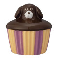 Japan Maison Terrier × Decole Trinket Case - Sweets Chocolate Cupcake Dog - 1