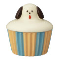 Japan Maison Terrier × Decole Trinket Case - Sweets Chocolate Cupcake Dog White - 1