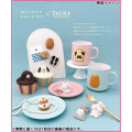 Japan Maison Terrier × Decole Trinket Case - Sweets Chocolate Cupcake Dog White - 3