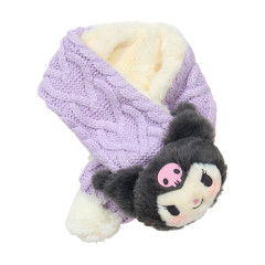 Japan Sanrio Original Kids Knit Scarf - Kuromi : 2025