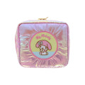 Japan Sanrio Square Pouch - My Melody : Petit Collection Pink Satin - 1