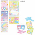 Japan Q-LiA A6 Notepad - Candy Twins : Heisei Retro Blue - 2