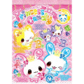 Japan Q-LiA A6 Notepad - Kira Usa Twins Bubble Rabbit : Heisei Retro Princess Candy Pink - 1