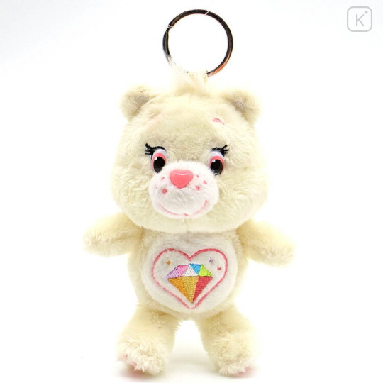 Japan Care Bears Plush Keychain - Sparkle Heart Bear - 1