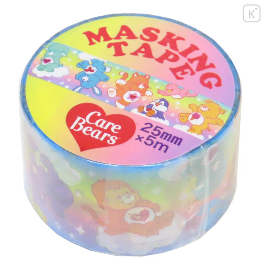 Japan Care Bears Masking Tape - Rainbow Party Cousin - 1