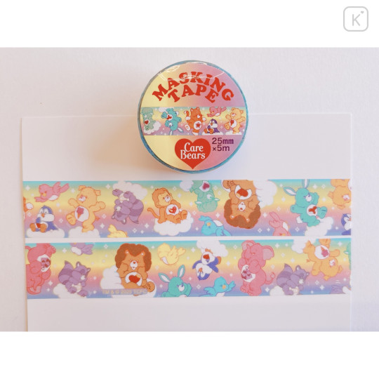 Japan Care Bears Masking Tape - Rainbow Party Cousin - 2