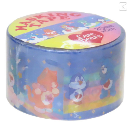 Japan Care Bears Masking Tape - Rainbow Party Night Cousin - 3