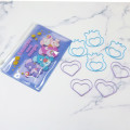 Japan Care Bears Paper Clip & Case - Snack And Naps Purple - 2