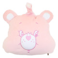 Japan Care Bears Travel Fluffy Neck Pillow Cushion - Cheer Bear Plush Style - 2