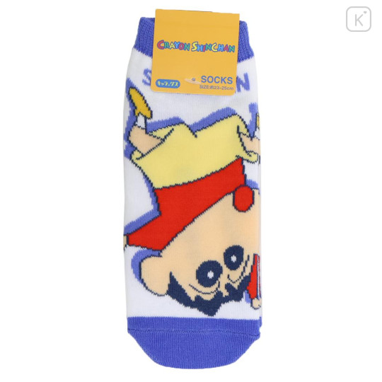 Japan Crayon Shin-chan Socks - Shinnosuke Nohara : Jump Purple - 1