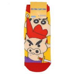 Japan Crayon Shin-chan Socks - Shinnosuke Nohara : Ready Orange Red