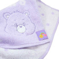 Japan Care Bears Mini Towel Jacquard Handkerchief - Best Friend Bear Purple - 2