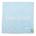 Japan Care Bears Mini Towel Jacquard Handkerchief - Wish Bear Blue - 1
