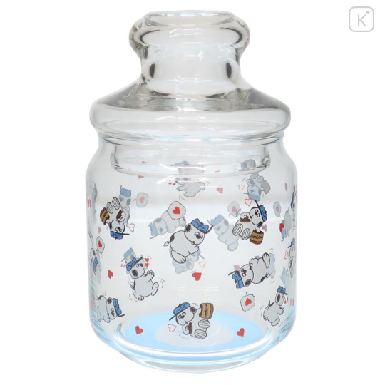 Japan Peanuts Jar Glass Storage Container - Snoopy : Brother Olaf - 1