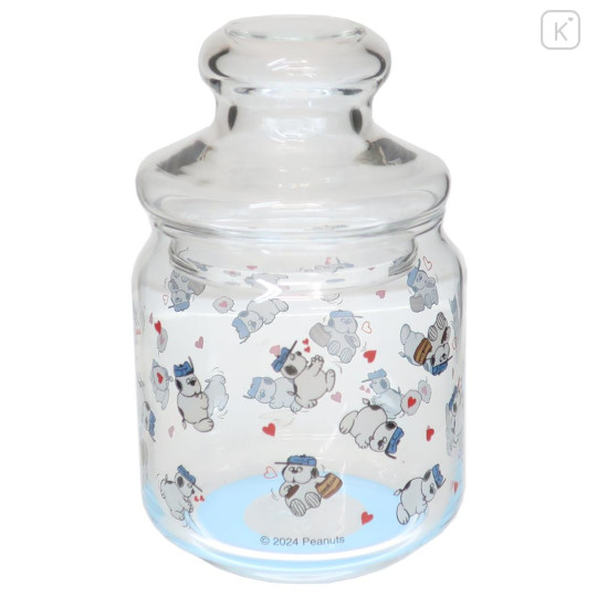 Japan Peanuts Jar Glass Storage Container - Snoopy : Brother Olaf - 2