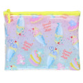 Japan Care Bears Clear Cosmetic Pouch - Wish Bear & Cheer Bear Sweets Sugar High - 1