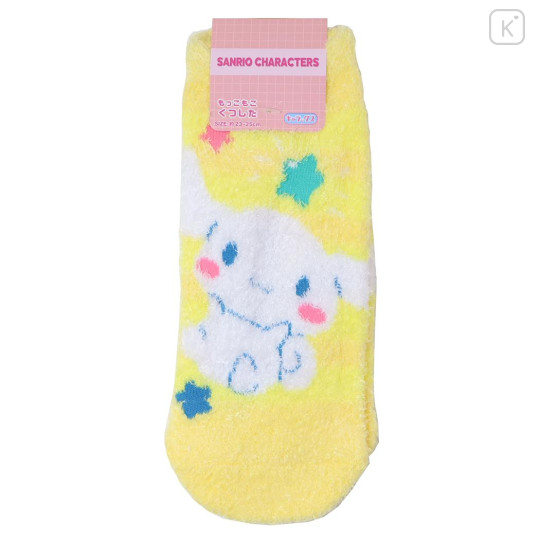 Japan Sanrio Fluffy Socks - Cinnamoroll : Yellow - 1