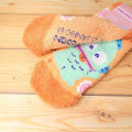 Japan Sanrio Fluffy Socks - Hangyodon : Orange - 2