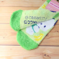 Japan Sanrio Fluffy Socks - Pochacco : Banana Green - 2