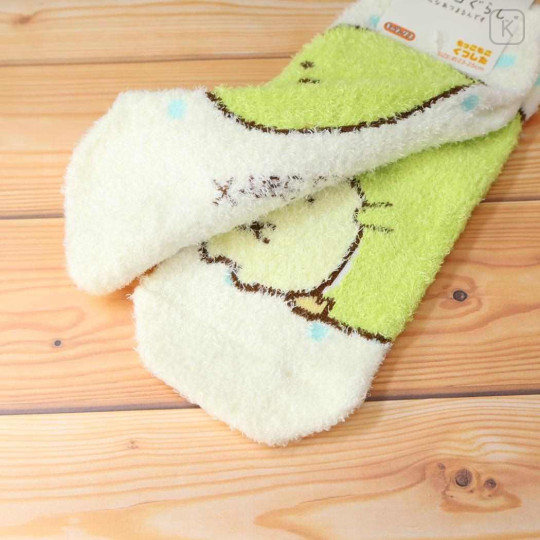 Japan San-X Fluffy Socks - Sumikko Gurashi : Penguin? Light Yellow - 2