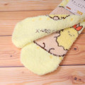 Japan San-X Fluffy Socks - Sumikko Gurashi : Tonkatsu Fried Pork & Ebifurai no Shippo Fried Shrimp Tail Yellow - 2
