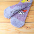 Japan Pokemon Fluffy Socks - Gengar : Happy Purple - 2
